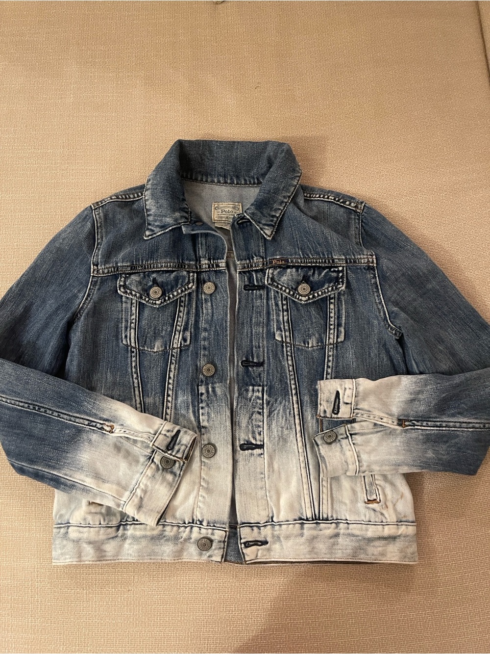 Ralph Lauren Two-Tone Blue Denim Jacket